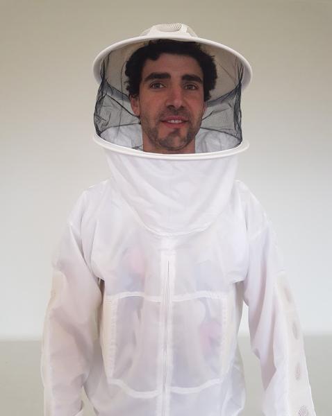 Belüftete Imkerjacke mit Rundschleier